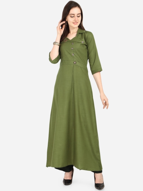 

Silk Bazar Women Green Kurta