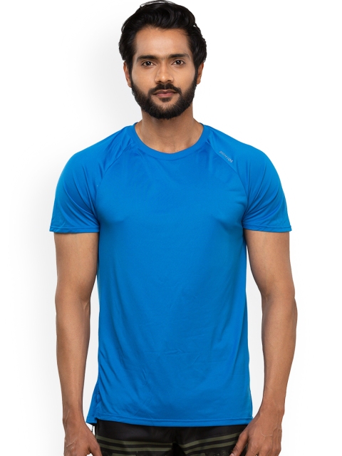 

Domyos By Decathlon Men Blue Solid Round Neck FTS 100 Cardio Fitness T-Shirt