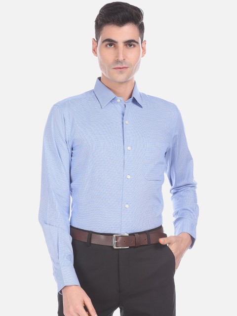 

Arrow Men Blue Regular Fit Printed Casual Shirt