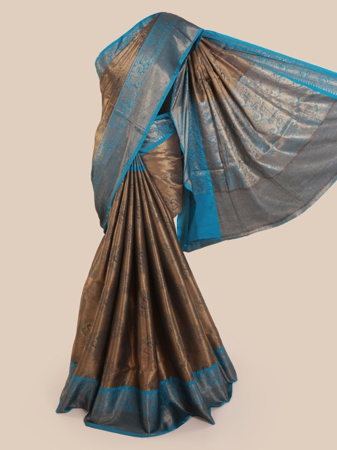 

Pothys Brown Woven Design Cotton Blend Saree
