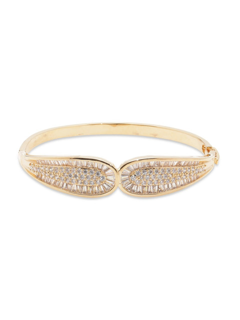 

shaze Women Gold Cubic Zirconia Bracelet