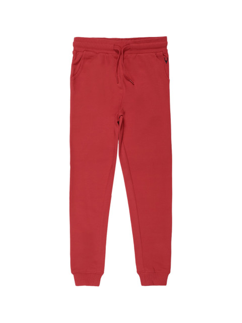 

Allen Solly Junior Boys Red Regular Fit Solid Joggers