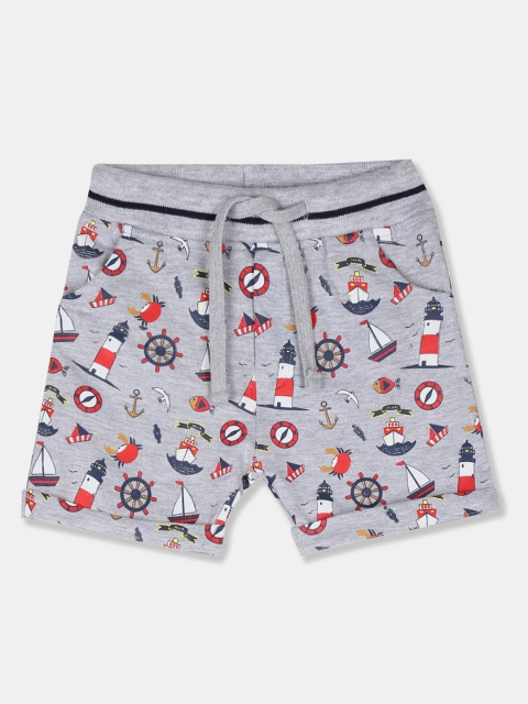 

Donuts Boys Grey Printed Regular Fit Regular Shorts