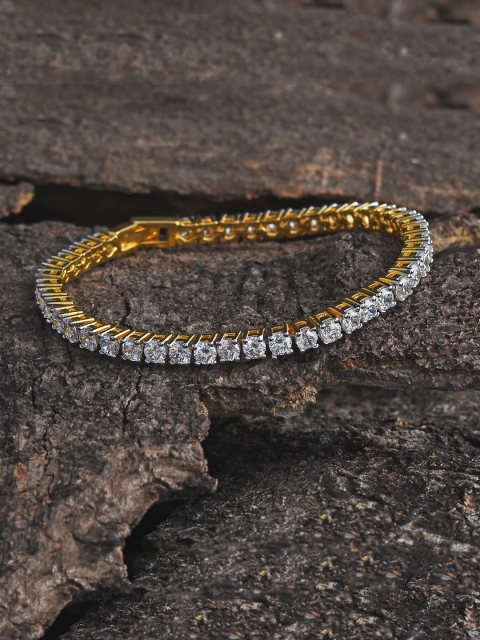 

Tistabene Women Gold-Plated Enamelled Link Bracelet