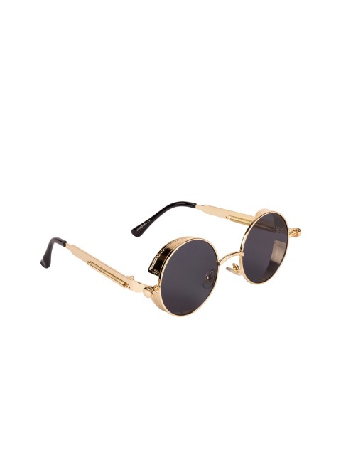 

Voyage Unisex Black Lens Round Sunglasses With UV Protected Lens JR6631MG2808B
