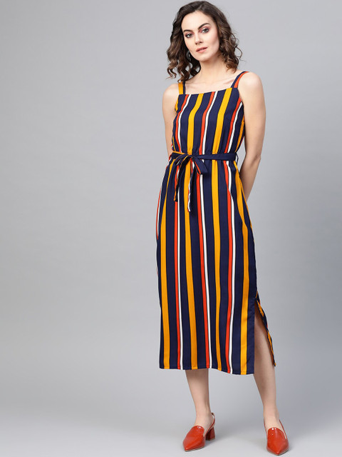 

SIRIKIT Women Mustard Dress