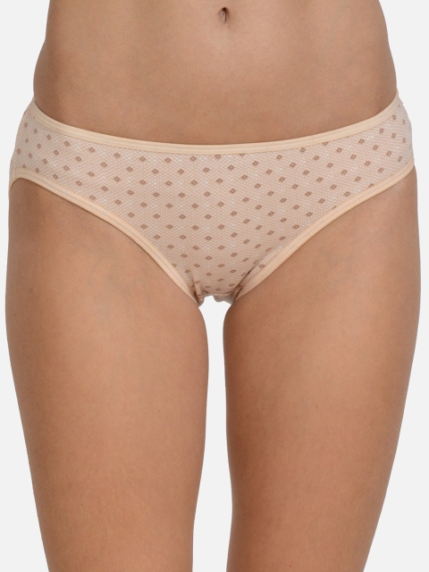 

mod & shy Women Beige Printed Bikini Briefs MU115M