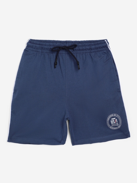 

Octave Boys Blue Solid Regular Fit Regular Shorts