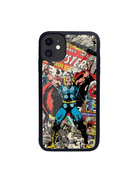 

macmerise Blue & Red Comic Thor Printed iPhone 11 Back Case