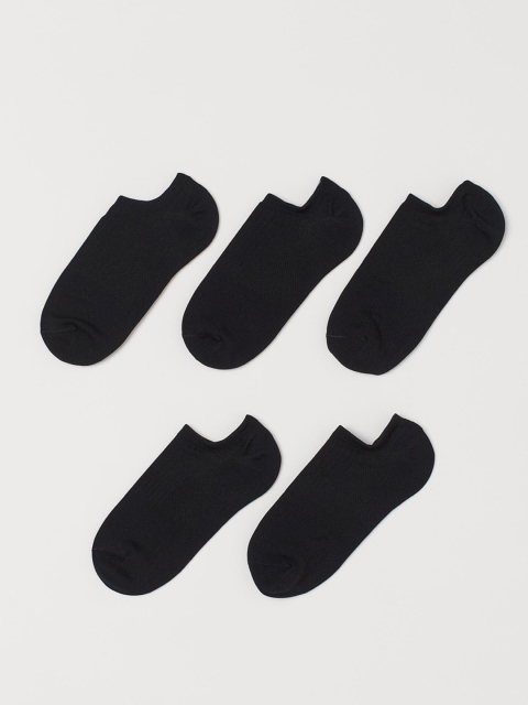 

H&M Women Black 5-Pack Sports Socks