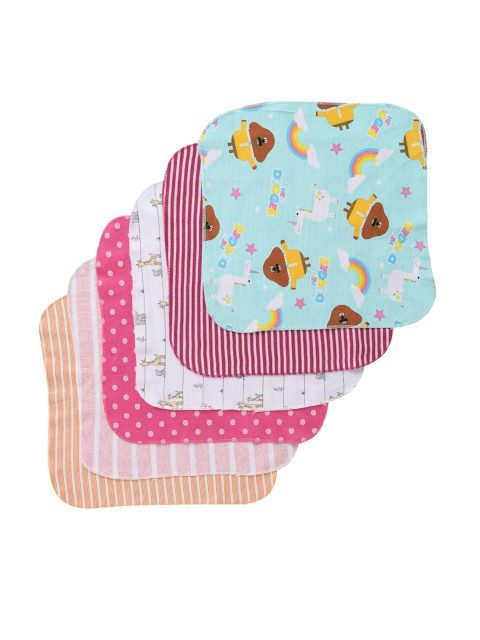 

BUMZEE Infant Kids Pack Of 6 Assorted Napkins, Multi