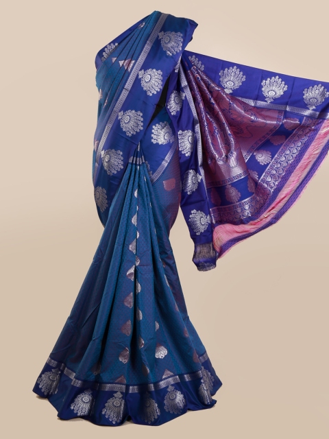 

Pothys Blue Woven Design Art Silk Saree