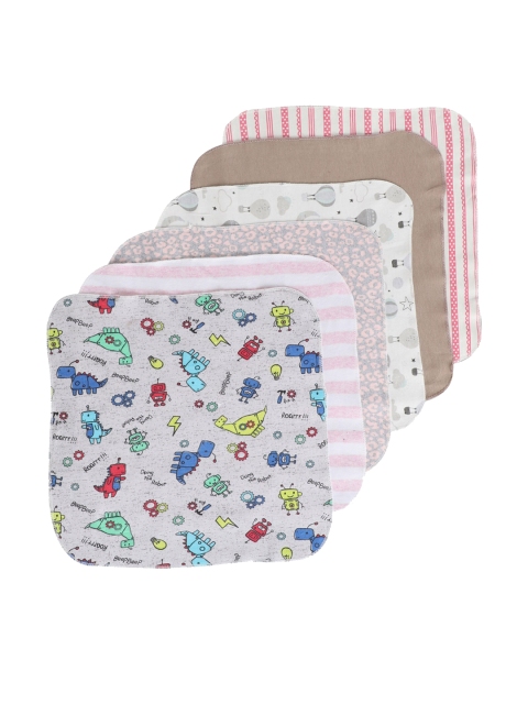 

BUMZEE Infants Pack Of 6 Assorted Napkins
