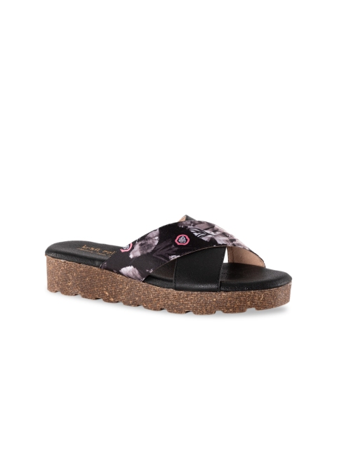 

Kraft Cellar Women Black Printed Sandals