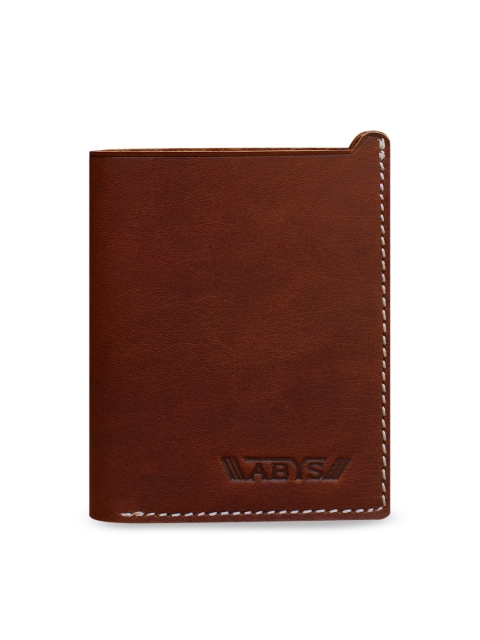 

ABYS Men Brown Textured Card Holder