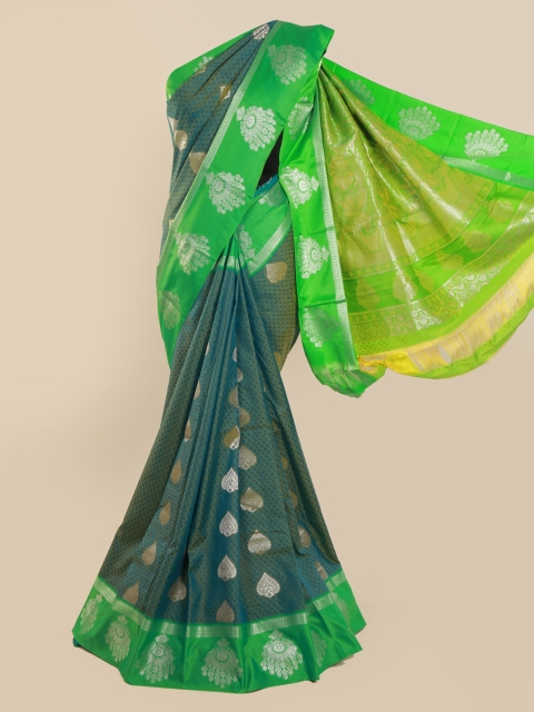

Pothys Green Woven Design Art Silk Saree