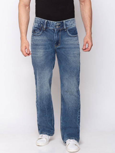 

mode de base Men Blue Bootcut Mid-Rise Cotton Clean Look Jeans