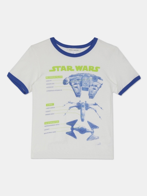 

GAP Boys White Junk Food Star Wars Tee