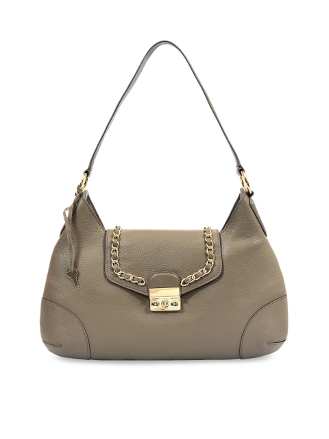 

Eske Taupe Solid Handheld Bag