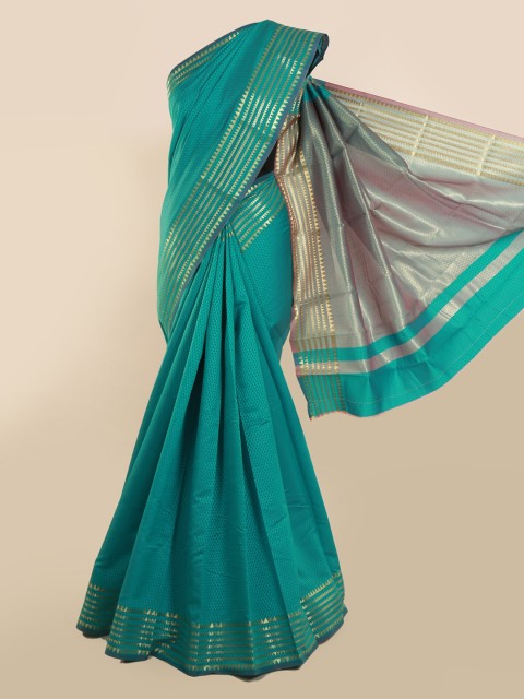 

Pothys Green Printed Art Silk Saree