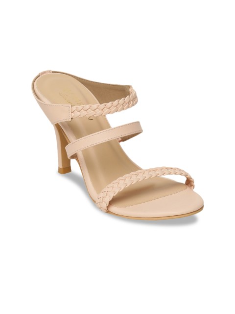 

Monrow Women Beige Solid Sandals