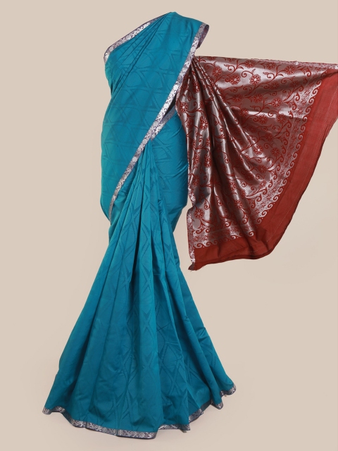 

Pothys Blue Woven Design Art Silk Saree