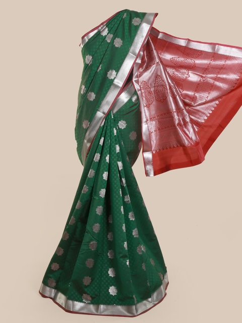 

Pothys Green Woven Design Art Silk Saree