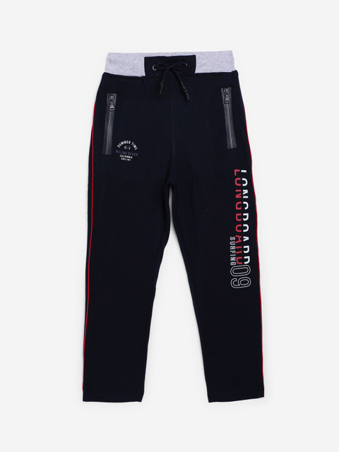 

Octave Boys Navy Blue Solid Track Pants