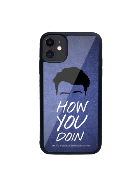 

macmerise Blue & White Friends How You Doin Printed iPhone 11 Back Case