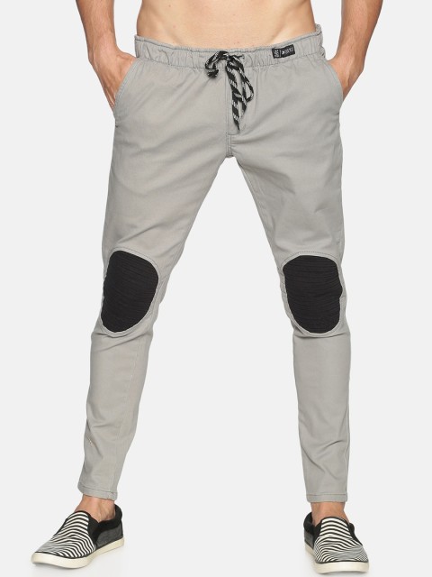 

KULTPRIT Men Grey Skinny Fit Solid Joggers