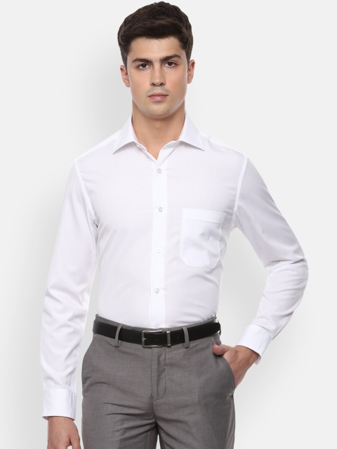 

Louis Philippe Gods & Kings Men White Regular Fit Solid Casual Shirt