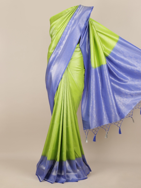 

Pothys Green Woven Design Jute Silk Saree