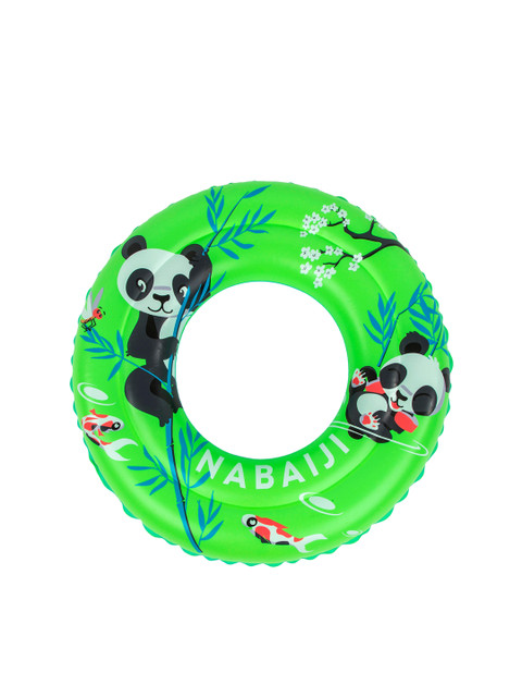 

Nabaiji By Decathlon Kids Green & Blue Panda Quote Printed Inflatable Pool Ring