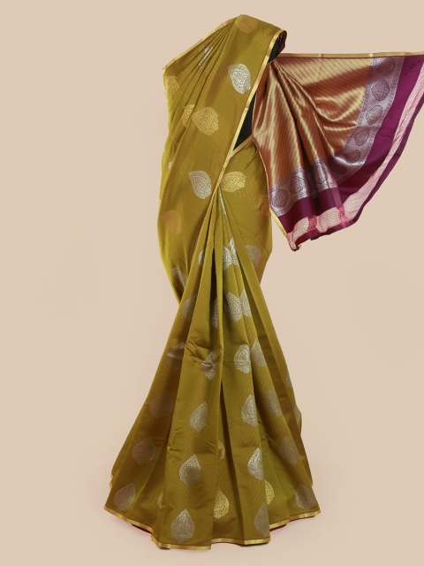 

Pothys Green Woven Design Art Silk Saree
