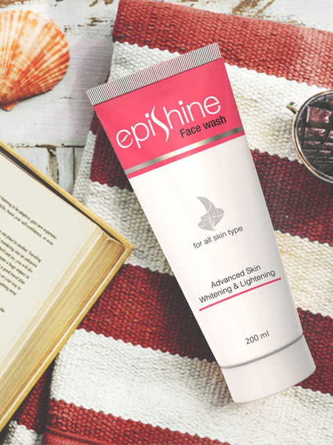 

epishine Unisex Pack of 5 Advanced Skin Whitening Face Wash 200 ml, White