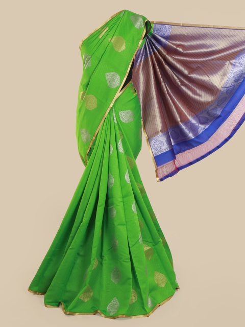 

Pothys Green Woven Design Art Silk Saree