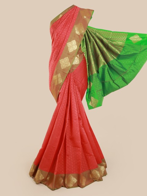 

Pothys Pink Woven Design Art Silk Saree