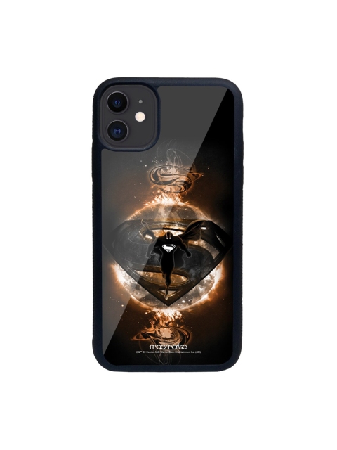 

macmerise Black & Gold-Coloured Superman Rage Printed iPhone 11 Phone Case