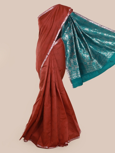 

Pothys Rust Woven Design Art Silk Saree