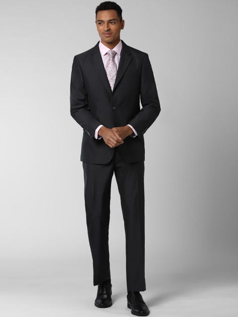 

Peter England Men Grey Solid Slim Fit Single-Breasted Formal Suit