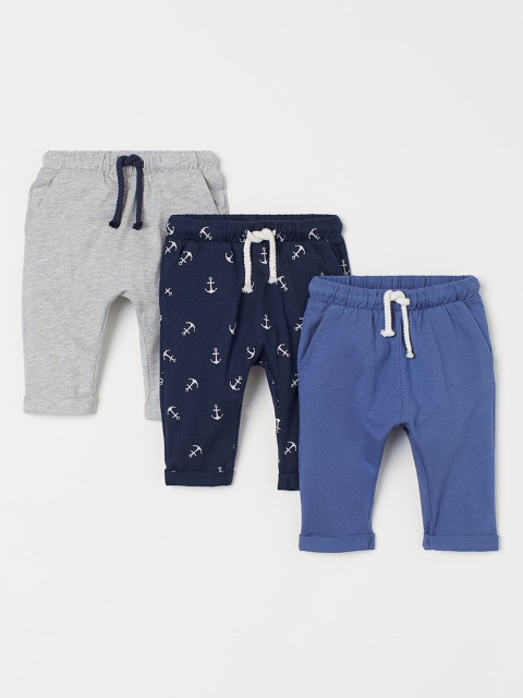 

H&M 3-pack cotton trousers, Multi