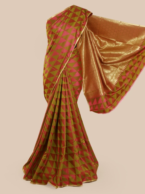 

Pothys Green Woven Design Art Silk Saree