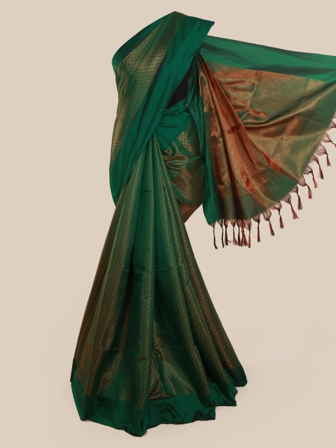 

Pothys Green Woven Design Silk Cotton Saree