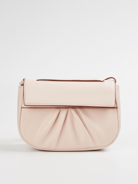 

Ginger by Lifestyle Beige Solid Sling Bag