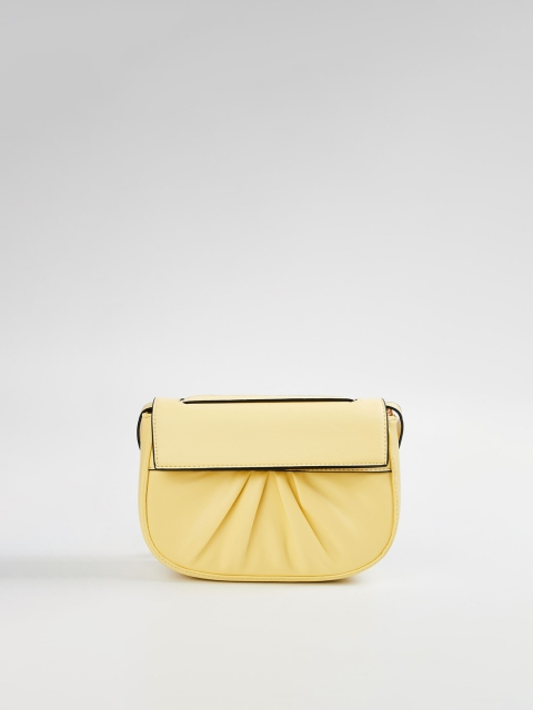 

Ginger by Lifestyle Yellow Solid Sling Bag