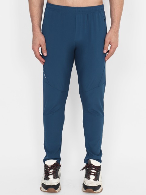 

VEGA Men Blue Solid Slim-Fit Dri-Fit Track Pants