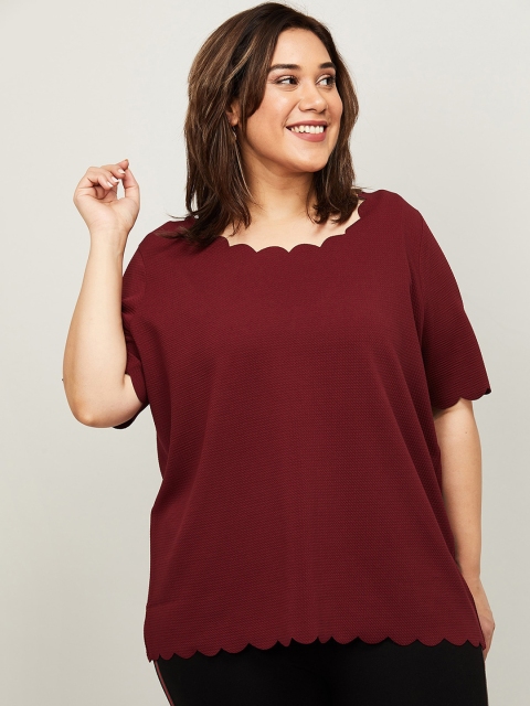 

Nexus Burgundy Regular Top