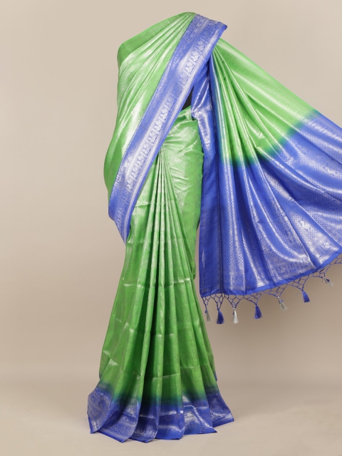 

Pothys Green Woven Design Saree