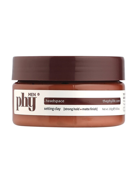 

Phy Headspace Setting Clay - Strong Hold, Matte Finish - 100 ml, White