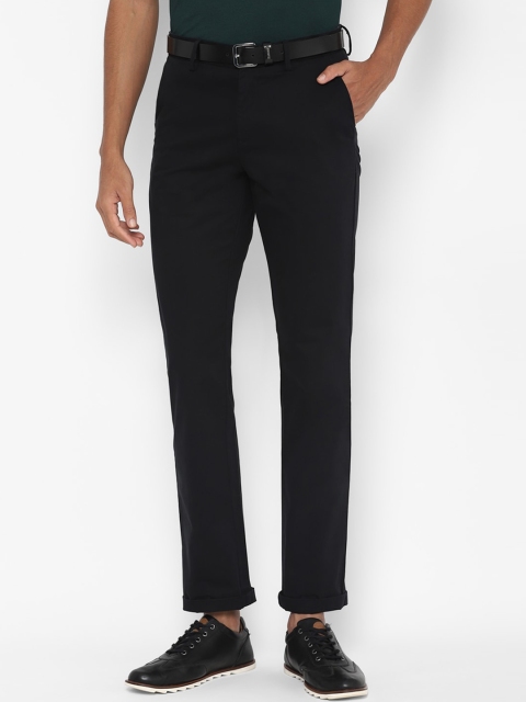 

Allen Solly Men Black Solid Regular Fit Formal Trousers